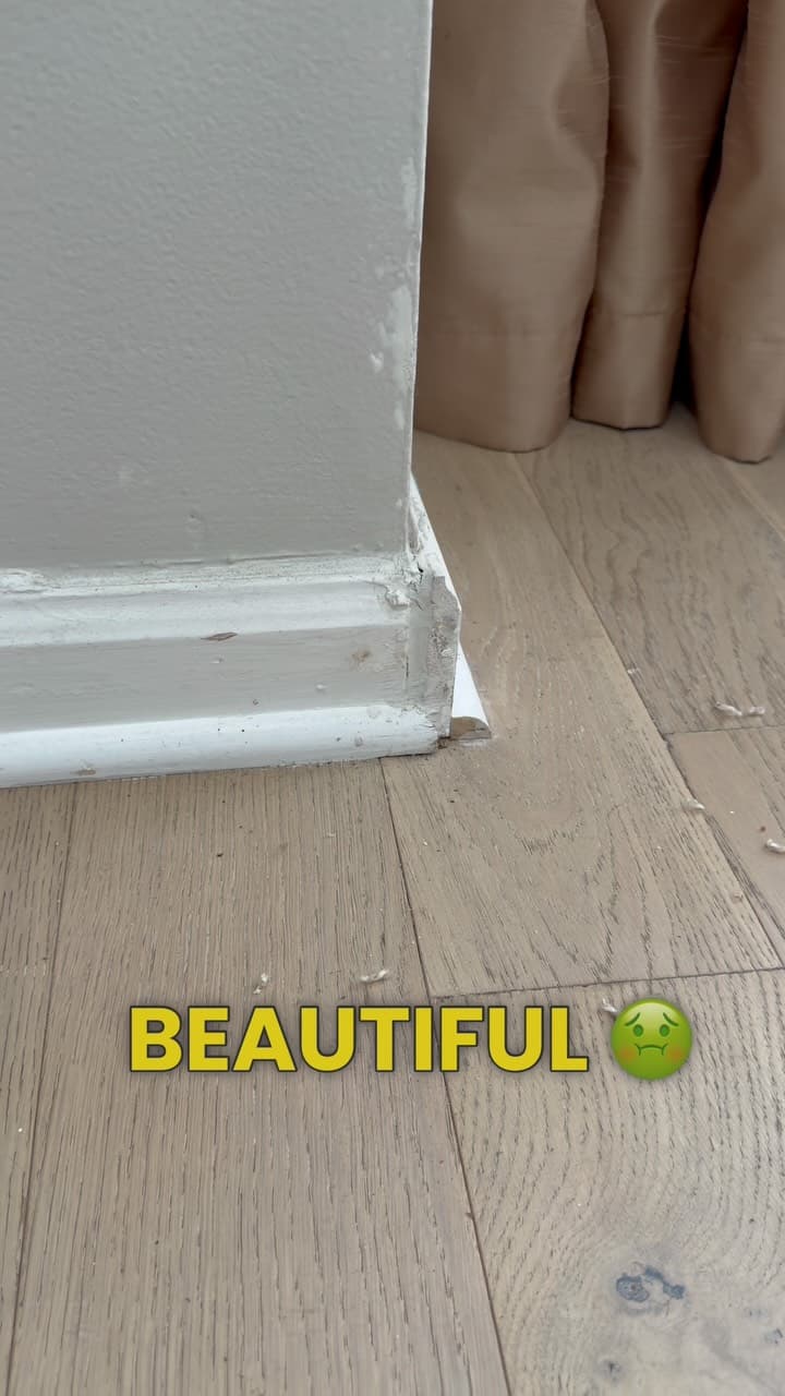 If your baseboards are ugly… don’t give them another 10-year lifespan contract. 😂 If you’re already doing the floors, this is the best time to replace the baseboards too. Why?...